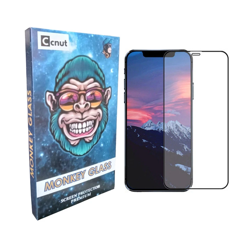 محافظ صفحه نمایش سرامیکی کوکونات مدل مانکی مناسب برای گوشی موبایل iPhone 12 / 12 Pro