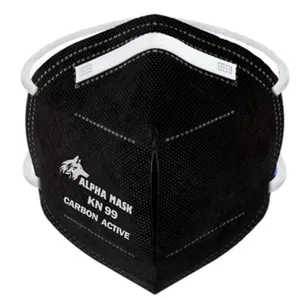 ماسک تنفسی آلفا مدل کربن اکتیو بدون سوپاپ کد KN99