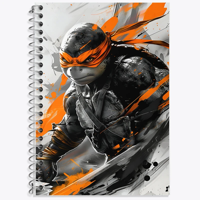 دفتر لغت 50 برگ خندالو طرح لاکپشت های نینجا کد F7180