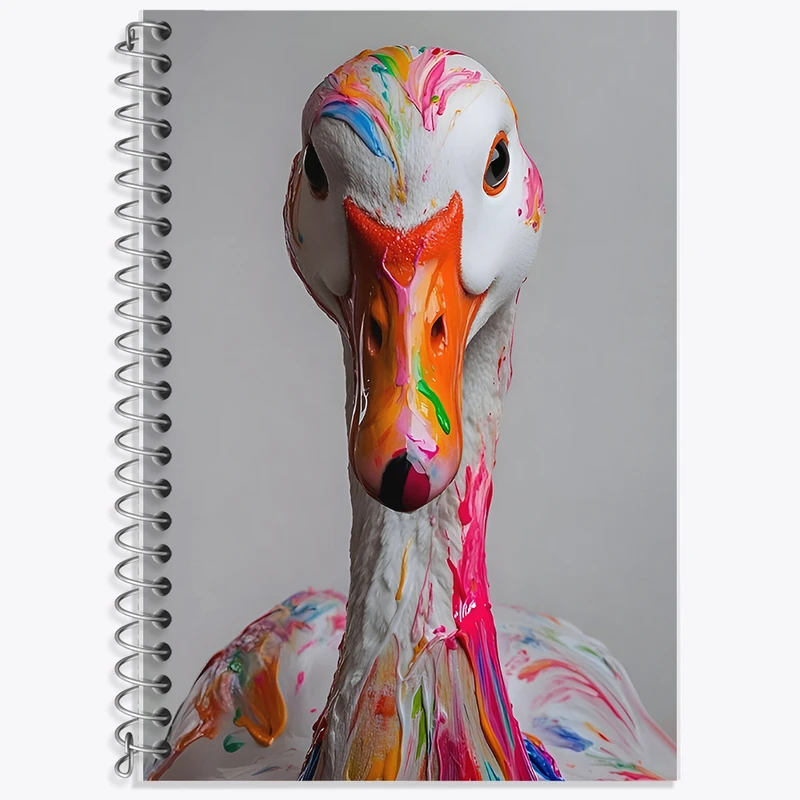 دفتر لغت 50 برگ خندالو طرح اردک بامزه کد F8494