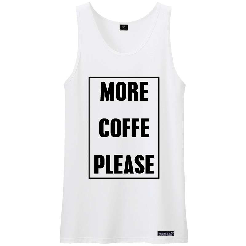 تاپ مردانه 27 مدل More Coffee Please کد MH99