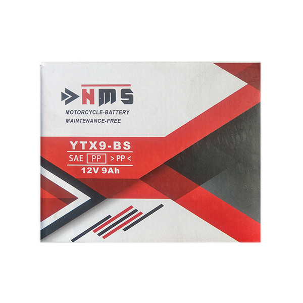 باتری موتورسیکلت 12 ولت 9 آمپر ان ام اس مدل 12v9Ah