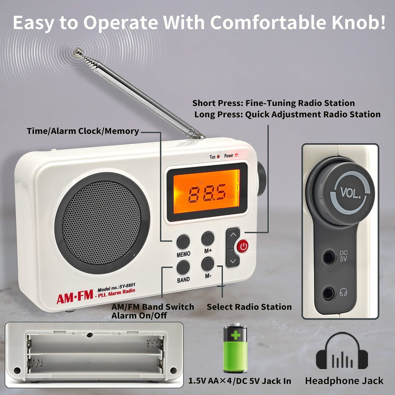 رادیو مدل 8801