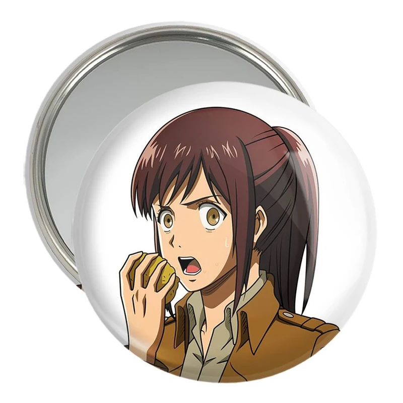 آینه جیبی خندالو مدل ساشا براوس انیمه اتک آن تایتان Attack on Titan  کد 11015