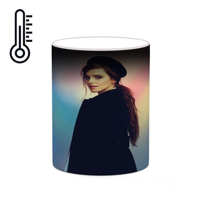 ماگ حرارتی کاکتی طرح اما واتسون Emma Watson مدل mgh26009