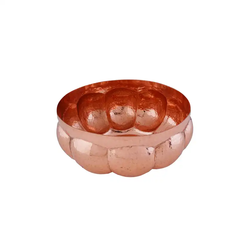 کاسه میوه خوری مسی مدل سلجوقی کد 923