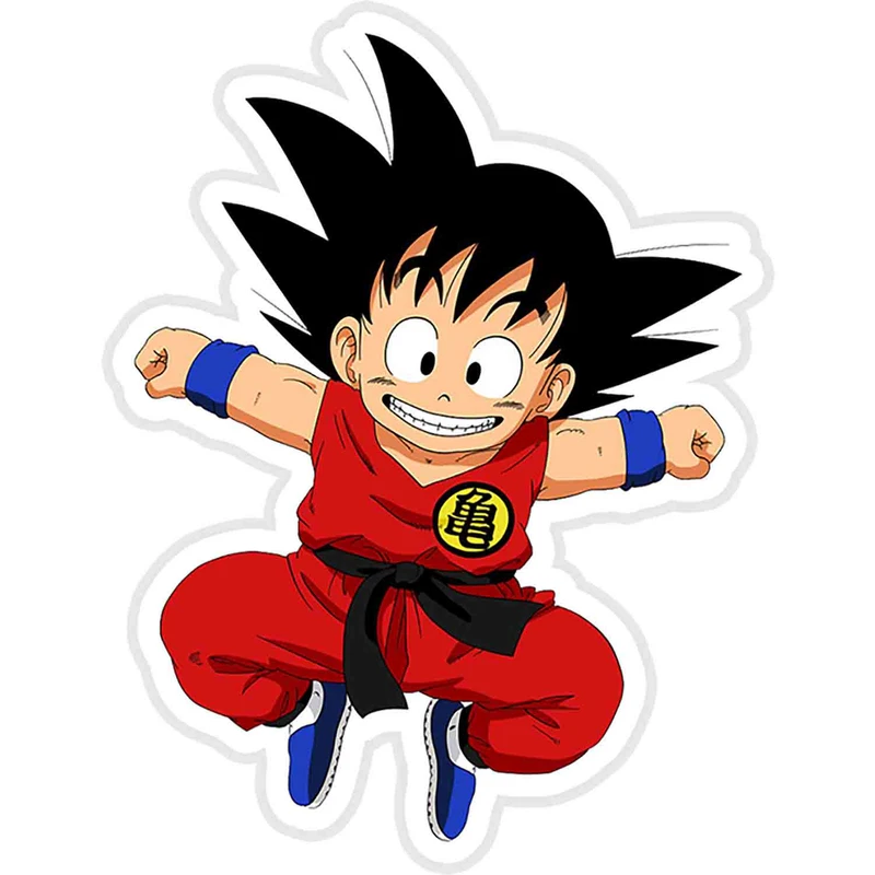استیکر لپ تاپ طرح Kid Goku Sticker کد ST1065