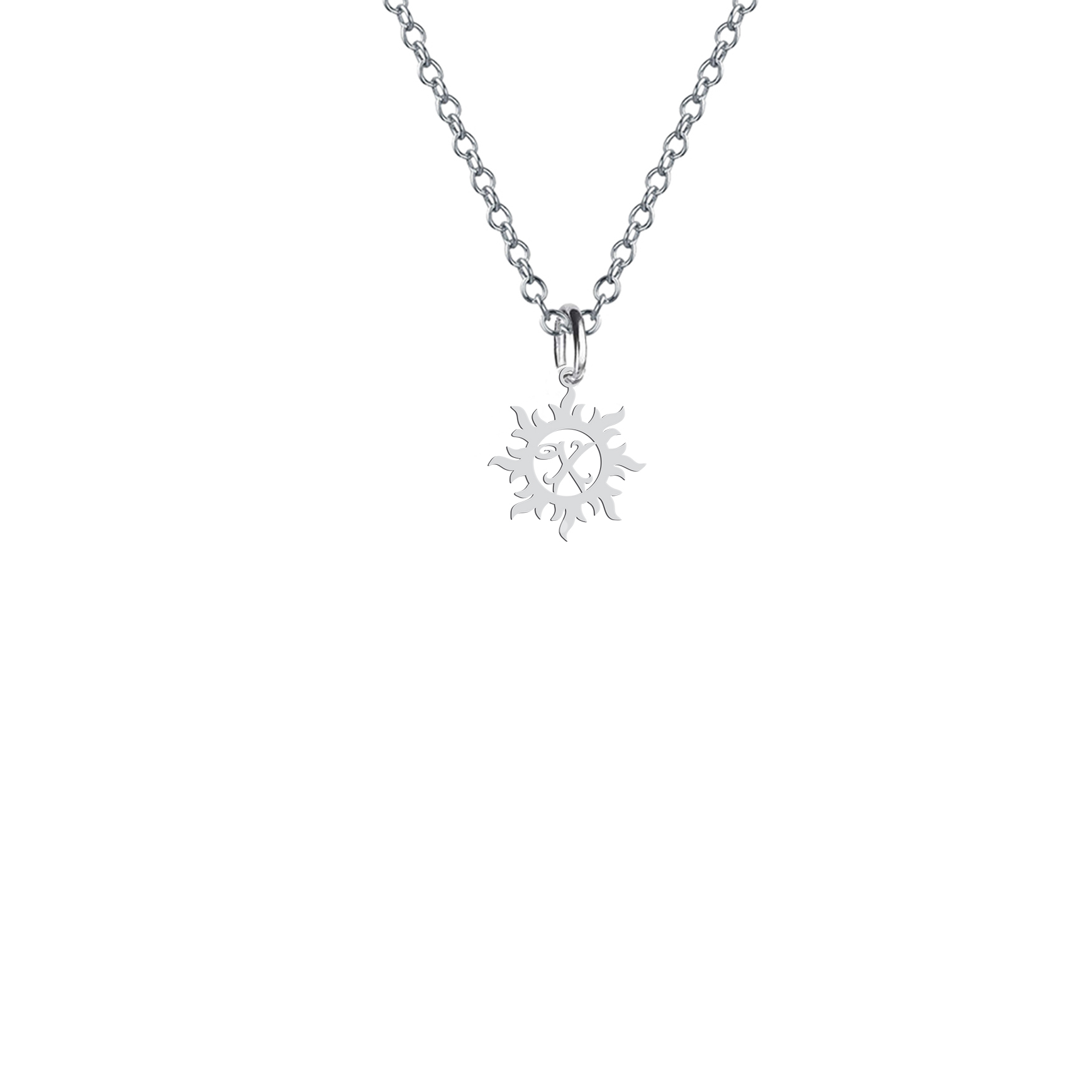 گردنبند هایکا طرح خورشید و X مدل s.ha2-832