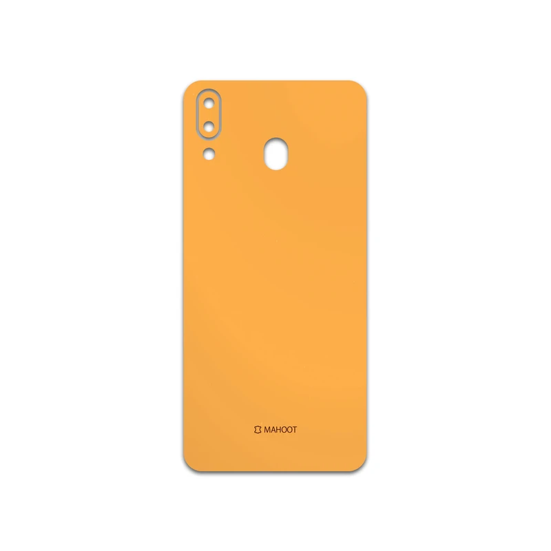 برچسب پوششی ماهوت مدل Matte-Orange مناسب برای گوشی موبایل سامسونگ Galaxy M20