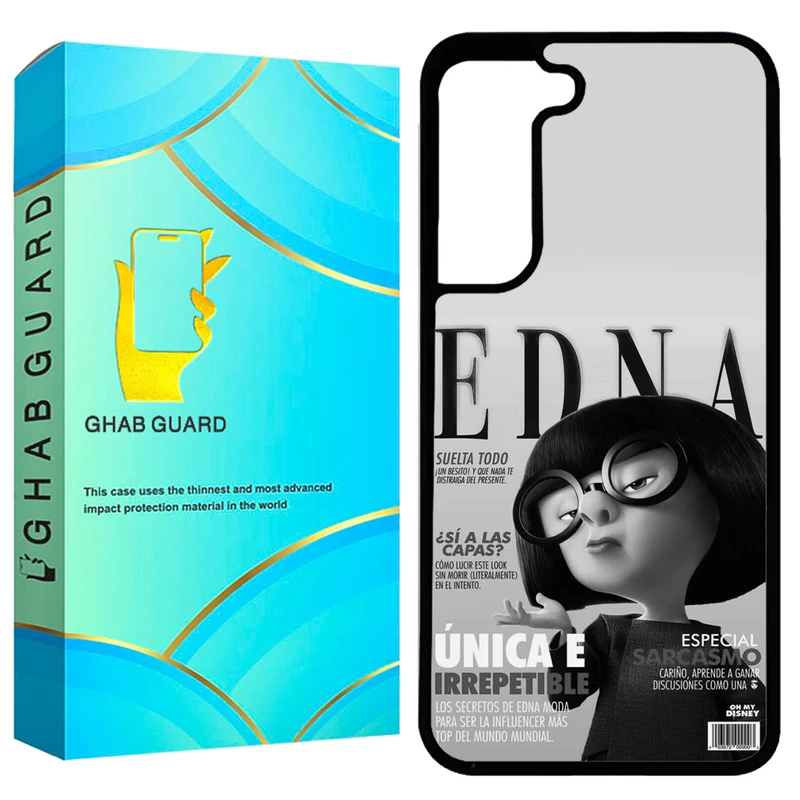 کاور قاب گارد طرح Edna مدل GCHPA21F مناسب برای گوشی موبایل سامسونگ Galaxy S21 FE 5G