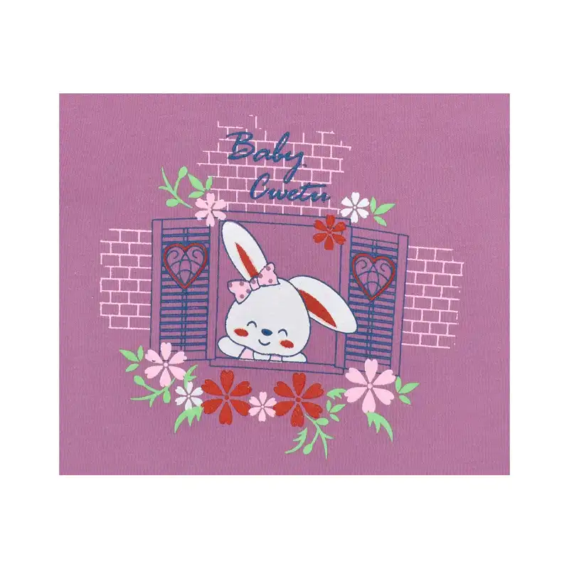 بادی نوزادی دخترانه بی بی وان مدل خرگوش کد ۱