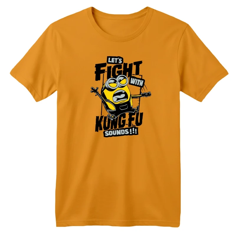 تی‌شرت آستین کوتاه لانگ بچگانه مدل مینیون