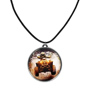 گردنبند خندالو مدل موتور چهار چرخ کد 2784127842