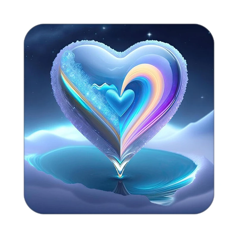 زیر لیوانی کاکتی مدل عاشقانه کد mp12208