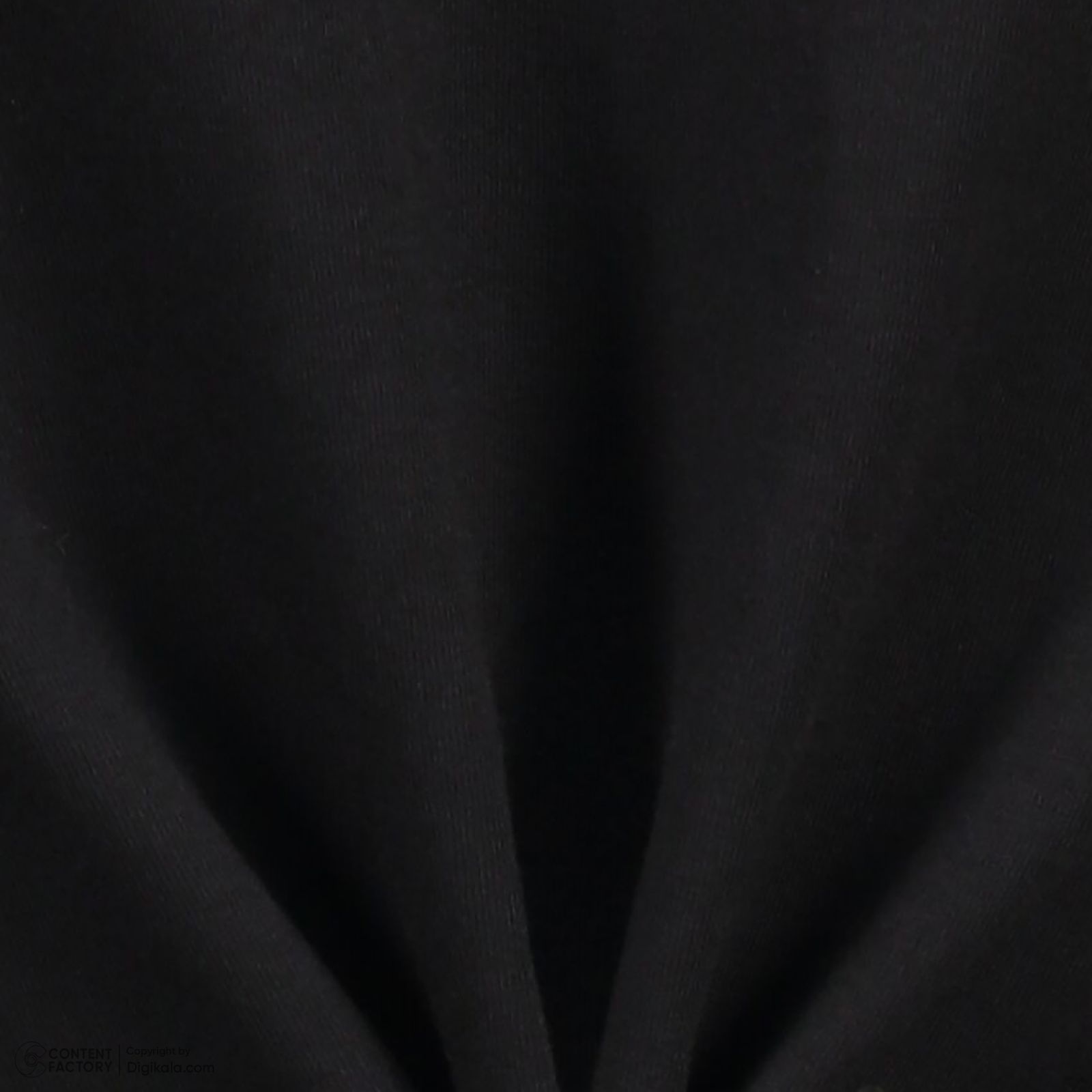 تی شرت آستین کوتاه زنانه پاتن جامه مدل چاپدار کد 03F6080 رنگ
مشکی -  - 5