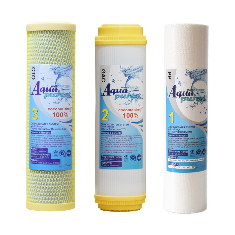 فیلتر دستگاه تصفیه آب آکوا پیورست مدل GOLDEN- PRO TW05 مجموعه 5 عددی فیلتر دستگاه تصفیه آب آکوا پیورست مدل GOLDEN- PRO TW05 مجموعه 5 عددی