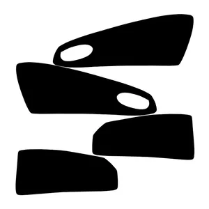  آفتاب گیر شیشه خودرو رویال اسپرت مدل UV PRO مناسب برای کیا اپتیما مجموعه 4 عددی