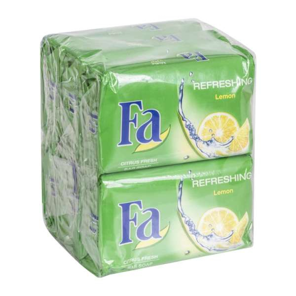صابون شستشو فا مدل lemon وزن 175 گرم بسته 6 عددی