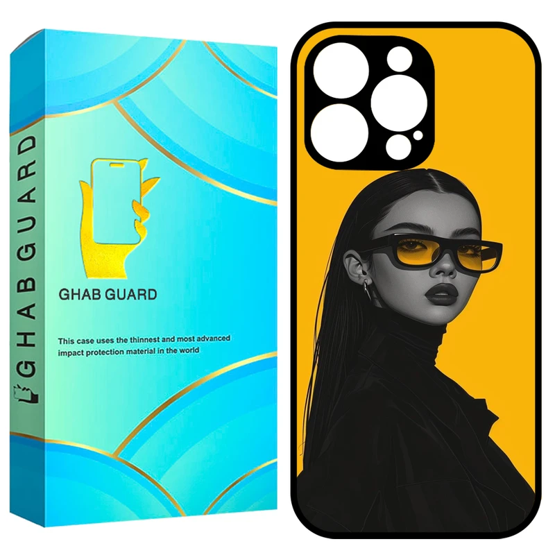 کاور قاب گارد طرح دختر مدل GCHP16P مناسب برای گوشی موبایل اپل iPhone 16 Pro