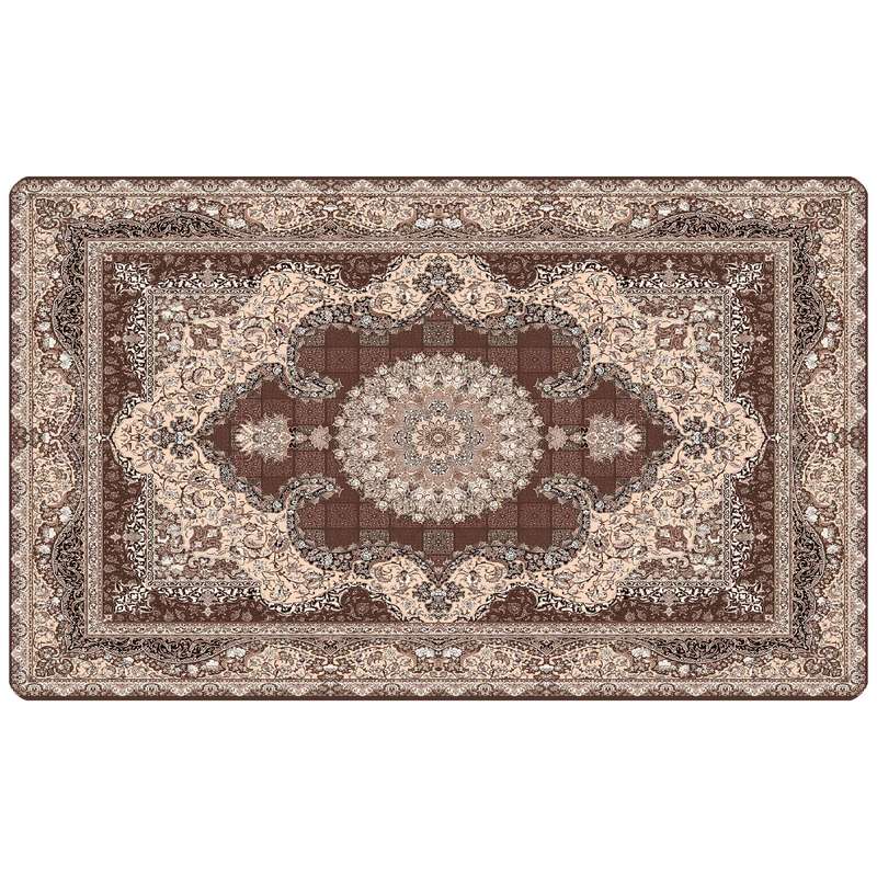 پادری مدل سه لایه رویه مخمل طرح فرش کد 1220 سایز 75x45 سانتی متر