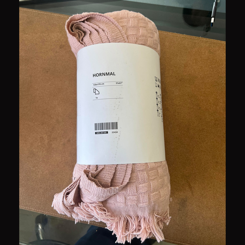 شال مبل ایکیا مدل HORNMAL سایز 130×170 سانتی متر