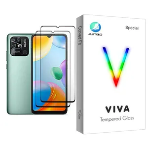 Junbo Viva Glass MIX002 Screen Protector For Xiaomi Redmi 10C Pack Of 2