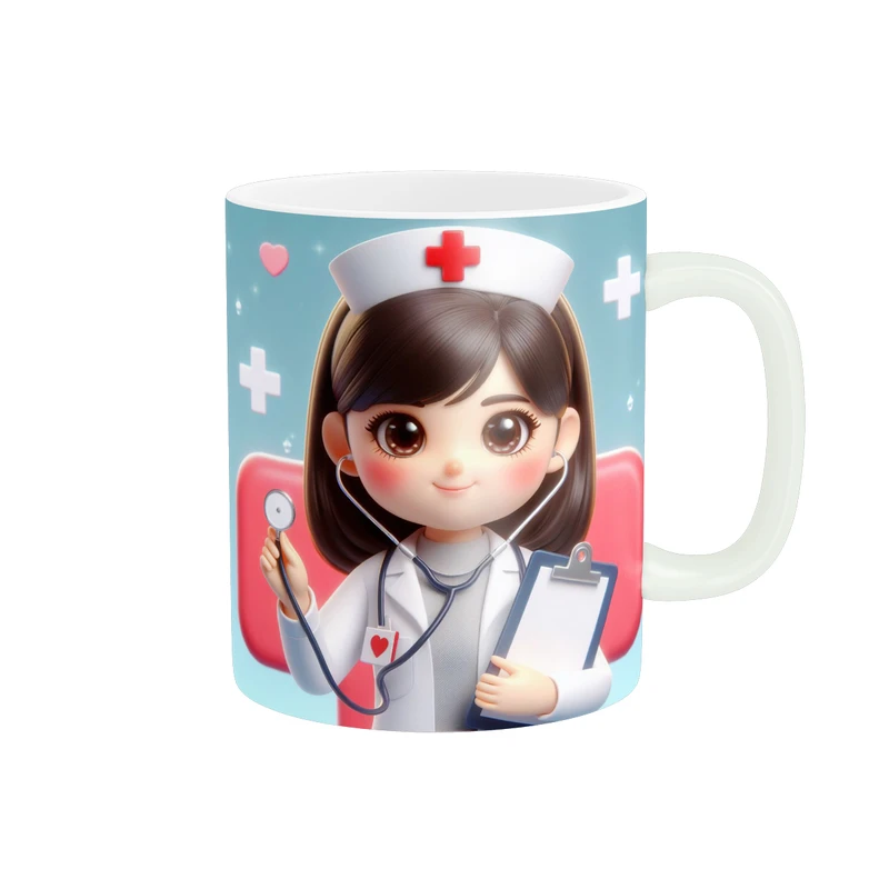 ماگ پاد آفرین طرح پرستار و پزشک کد 1769