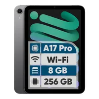 تبلت 8.3 اینچی اپل مدل iPad Mini 7th Generation 2024 Wi-Fi ظرفیت 256 گیگابایت و رم 8 گیگابایت 