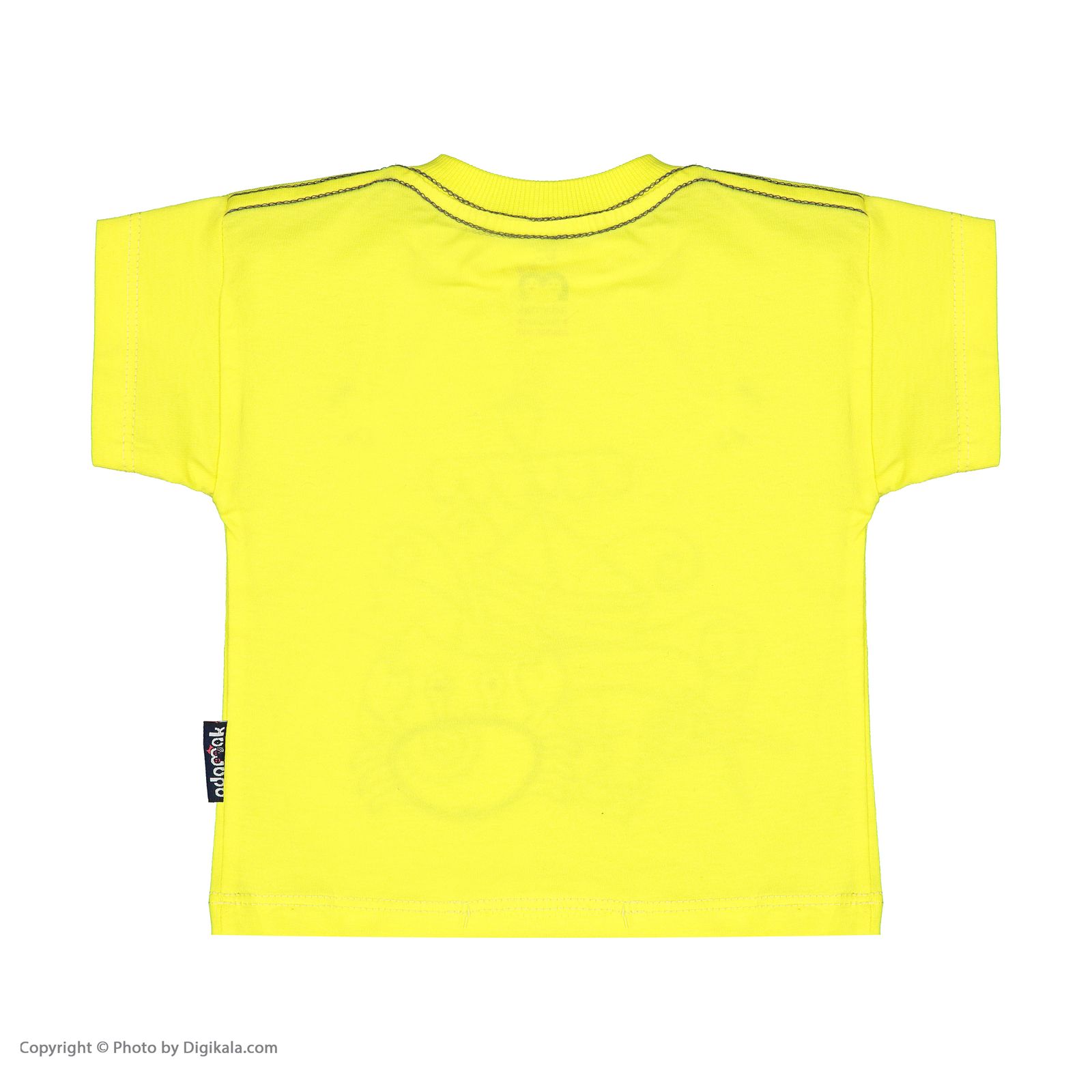 ست تی شرت آستین کوتاه و شلوارک نوزادی پسرانه آدمک مدل 2171241-19 -  - 4