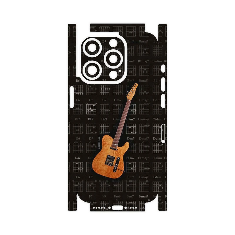 برچسب پوششی ماهوت مدل Guitar_Instrument-FullSkin مناسب برای گوشی موبایل اپل iPhone 15 Pro