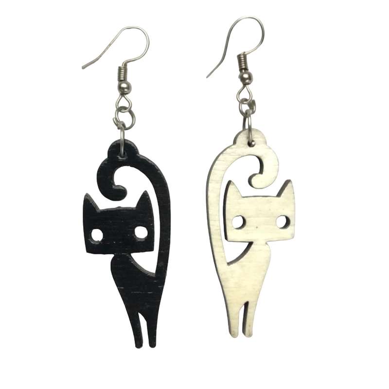 گوشواره دخترانه مدل گربه گوشواره دخترانه مدل گربه