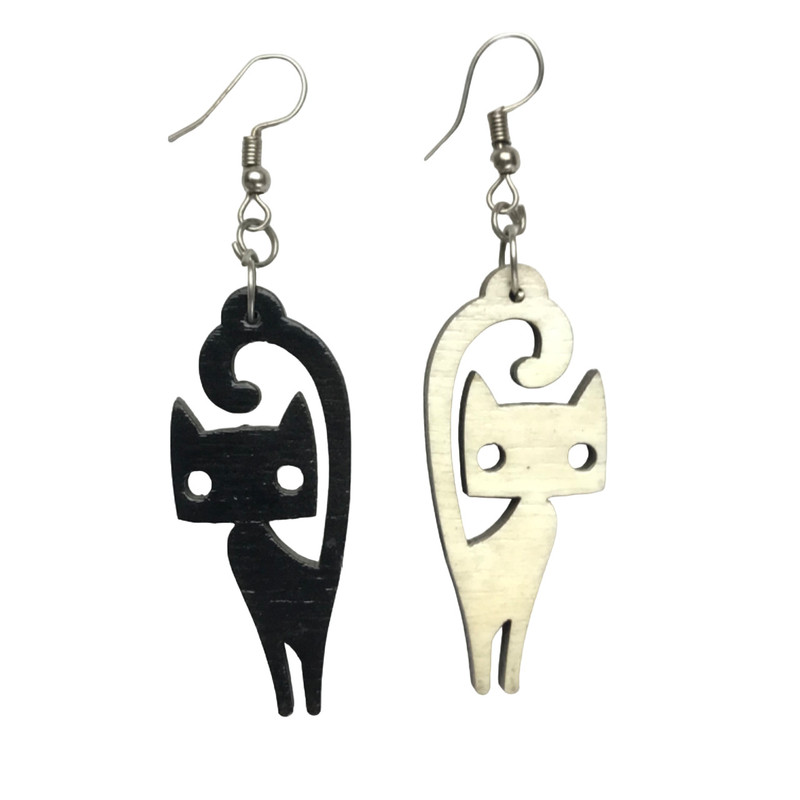 گوشواره دخترانه مدل گربه گوشواره دخترانه مدل گربه