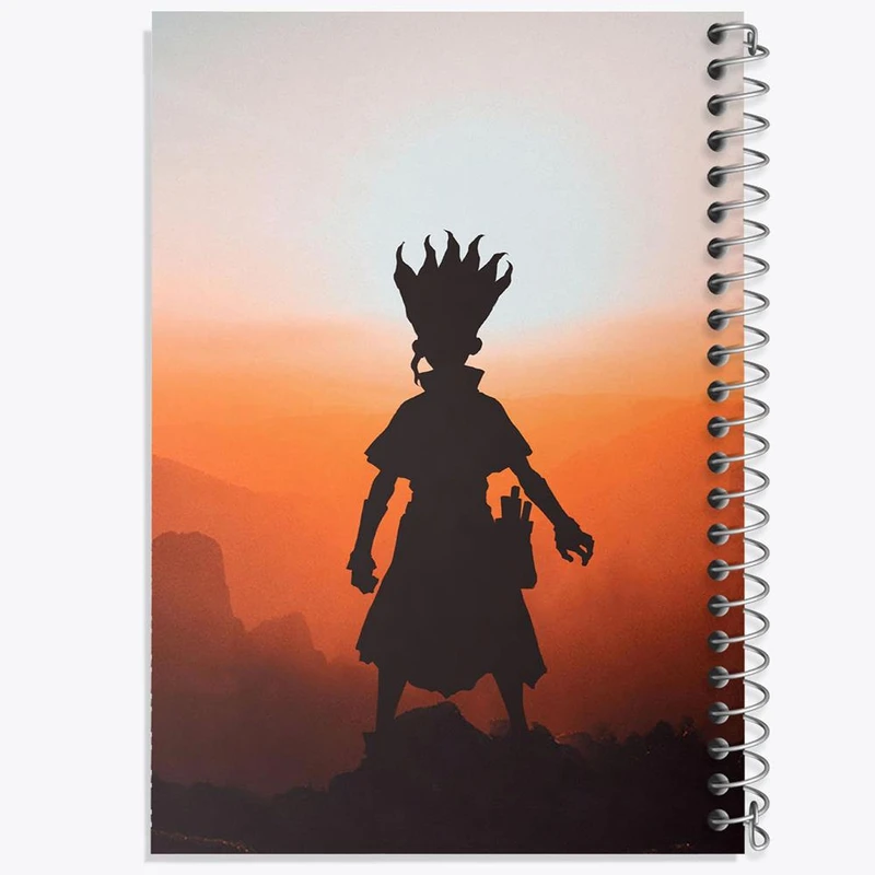 دفتر نت موسیقی 50 برگ خندالو مدل سنکو انیمه دکتر استون Dr. Stone کد 27501