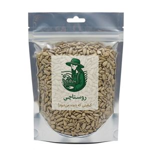 مغز تخمه آفتاب گردان خام دانه‌درشت - 250  گرم