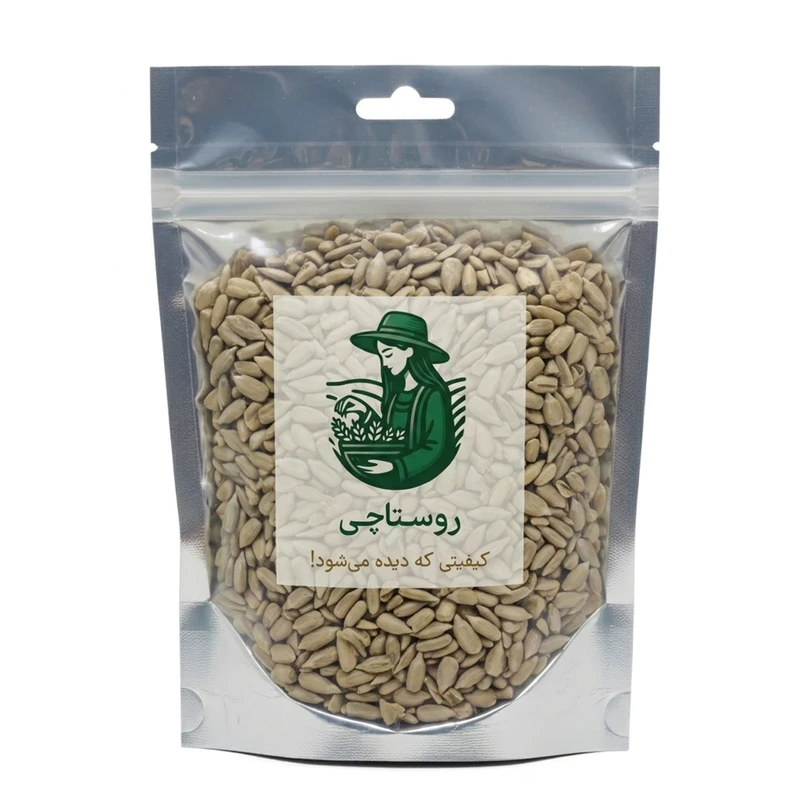 مغز تخمه آفتاب گردان خام دانه‌درشت - 250  گرم