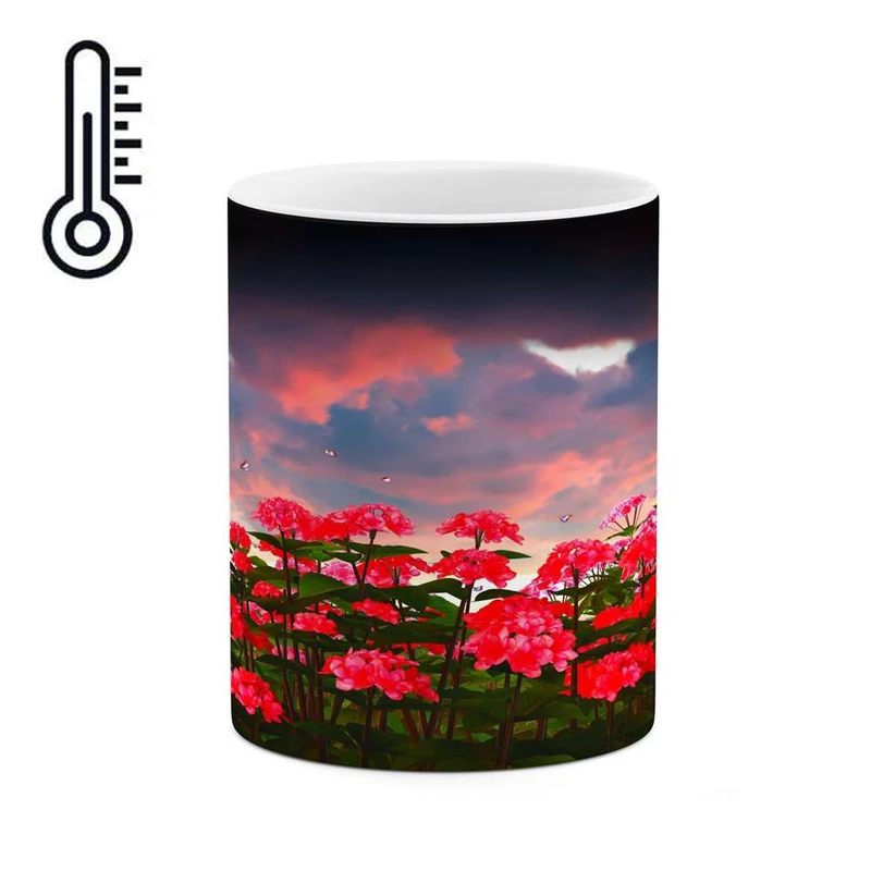 ماگ حرارتی کاکتی مدل منظره کد mgh15193