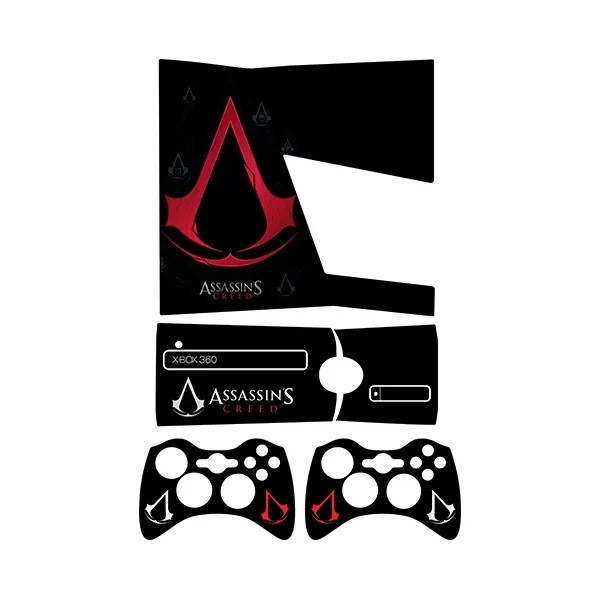 برچسب ایکس باکس 360 اسلیم طرح Assassins Creed کد 2 مجموعه 4 عددی