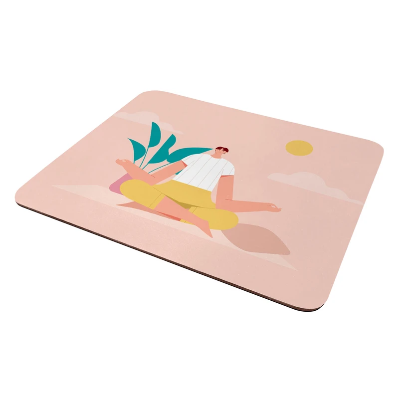 ماوس پد هومرو مدل H70-SIZE2437 طرح مدیتیشن