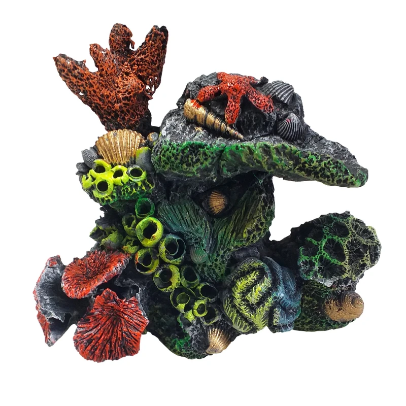 صخره تزیینی آکواریوم مدل ستاره و مرجان کد F002