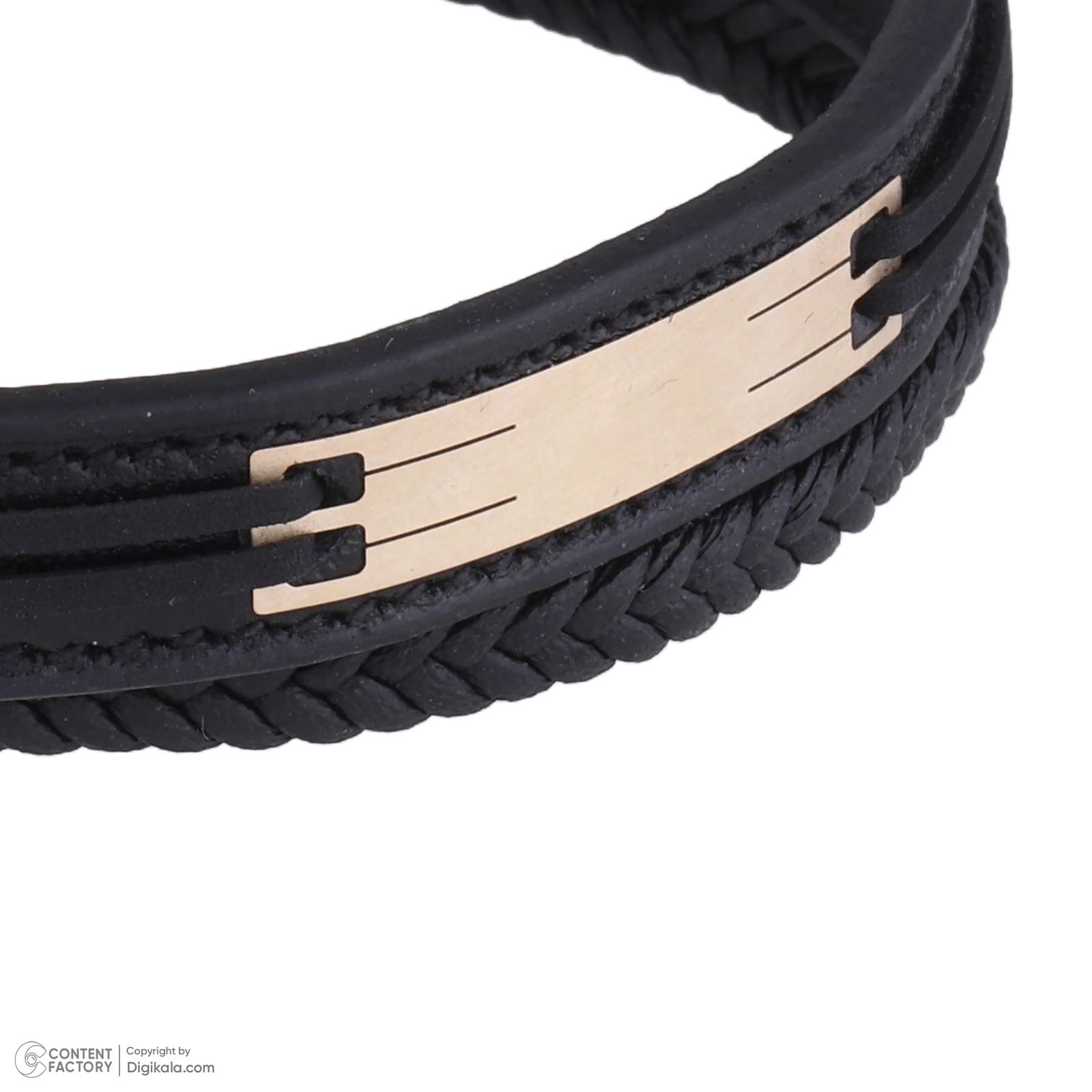 دستبند طلا 18 عیار مردانه مایا ماهک مدل MB1706 - - 3