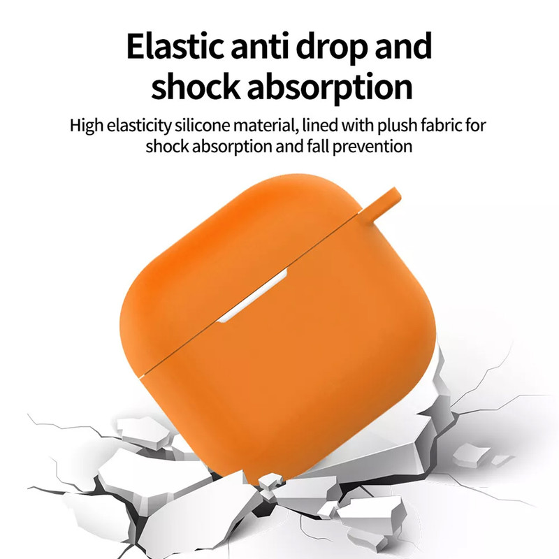 کاور زیرو مدل Silicon ZR مناسب برای کیس اپل AirPods 4