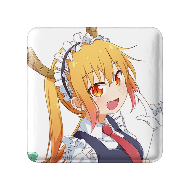 پیکسل خندالو طرح توهرو انیمه اژدهای خدمتکار کوبایاشی مدل مربعی کد 36350