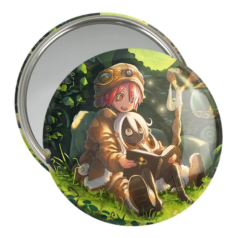 آینه جیبی خندالو مدل ووکو و فایوپا انیمه ساخته شده پرتگاه Made in Abyss  کد 22080