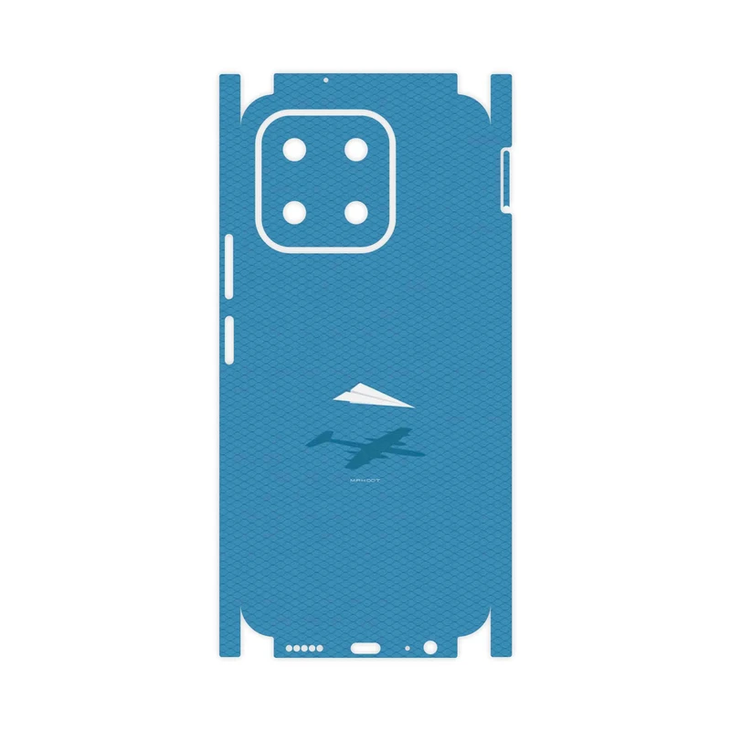 برچسب پوششی ماهوت مدل Minimal Paper Airplane-FullSkin مناسب برای گوشی موبایل آنر X6b