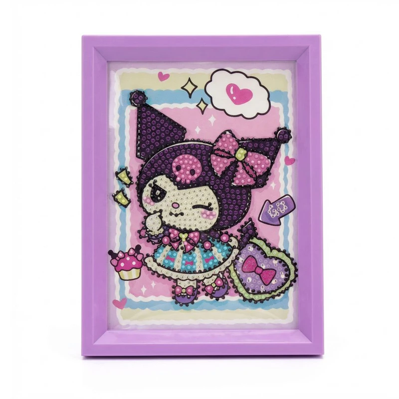  بازی آموزشی مدل ساخت تابلو نقاشی الماسی قاب دار طرح کرومی 01