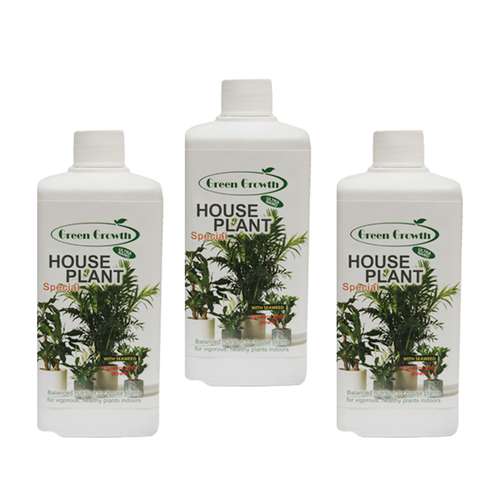 کود مایع گیاهان آپارتمانی گرین گروت مدل GPMS11 حجم 500 میلی لیتر بسته 3 عددی