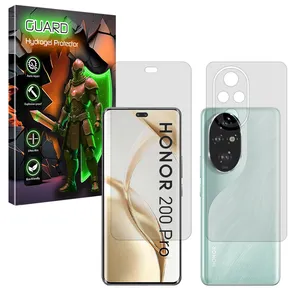 Guard Tough model matte screen protector suitable for Honor 200 Pro mobile phone along with the back protector