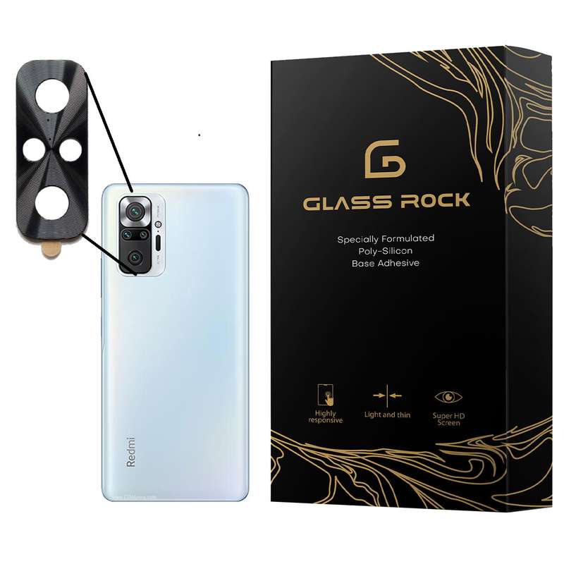 محافظ لنز دوربین گلس راک مدل STR-Glass مناسب برای گوشی موبایل شیائومی Redmi Note 10 Pro