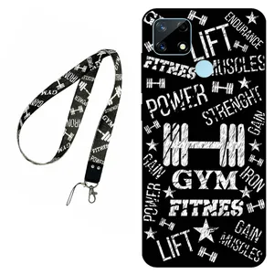 Megafone Gym 0010 Cover For Realme 7i / C12 Mobile Neckband