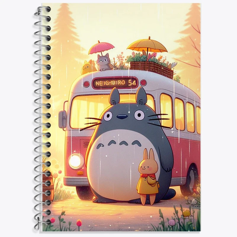 دفتر لغت 50 برگ خندالو طرح انیمه توتورو (Totoro) کد F1674